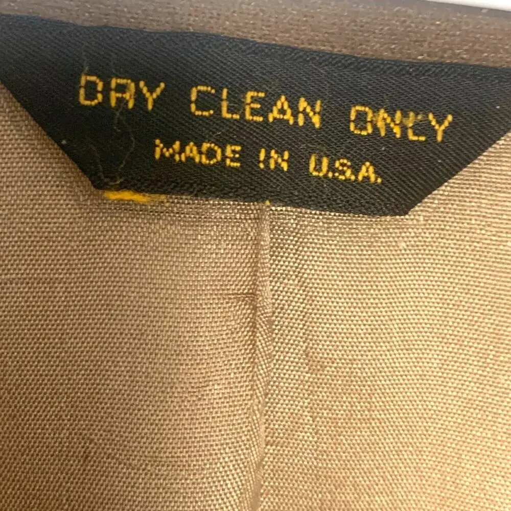 Vintage McGregor Sport Coat 44R Mens Brown Sueded 2 Button Single Vent USA